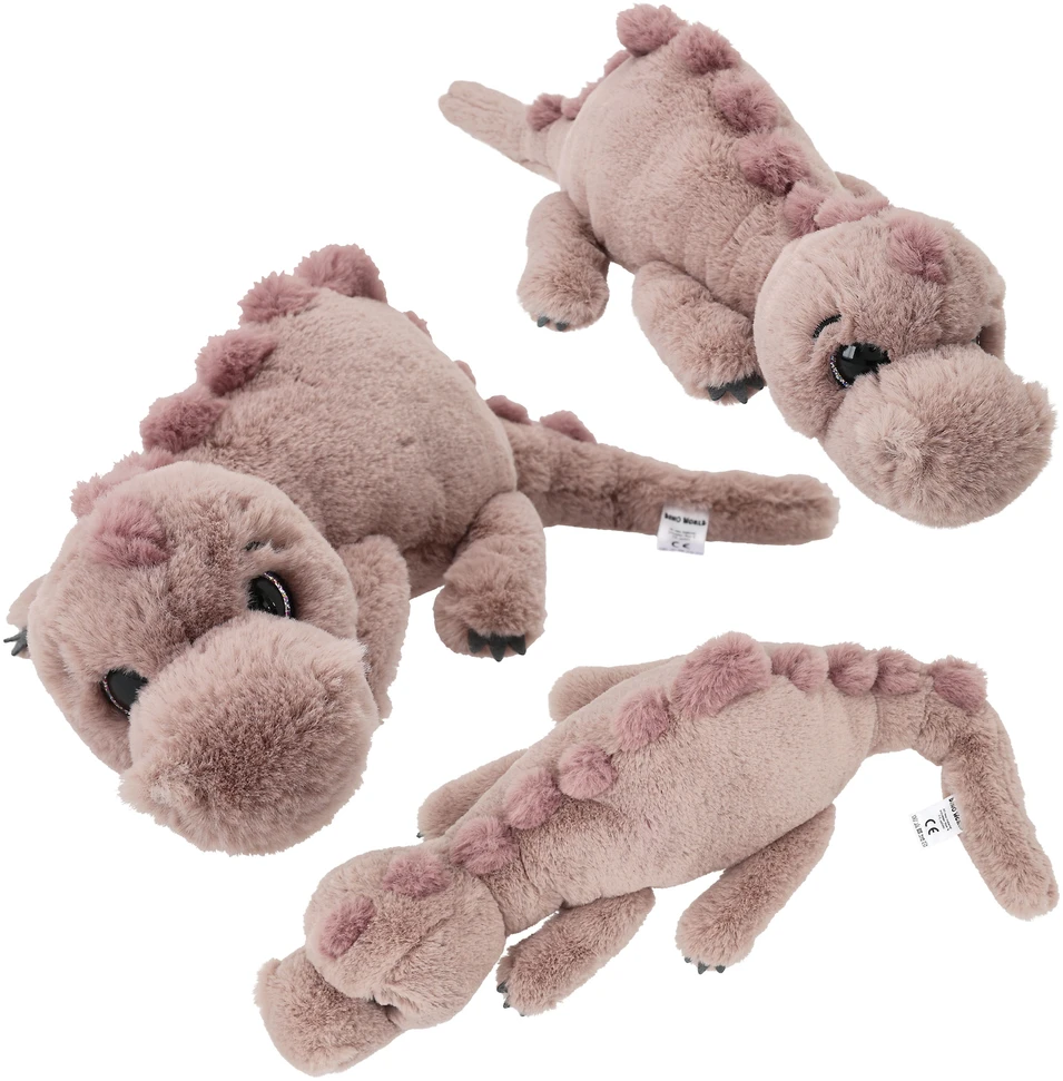 Dino World - Pliušinis Dinozauras Gulintis Šviesiai Rudas 50 cm (0414348)