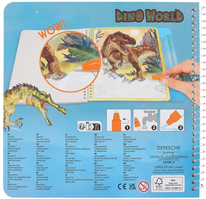 Dino World - Vandens magijos knyga (0412798)