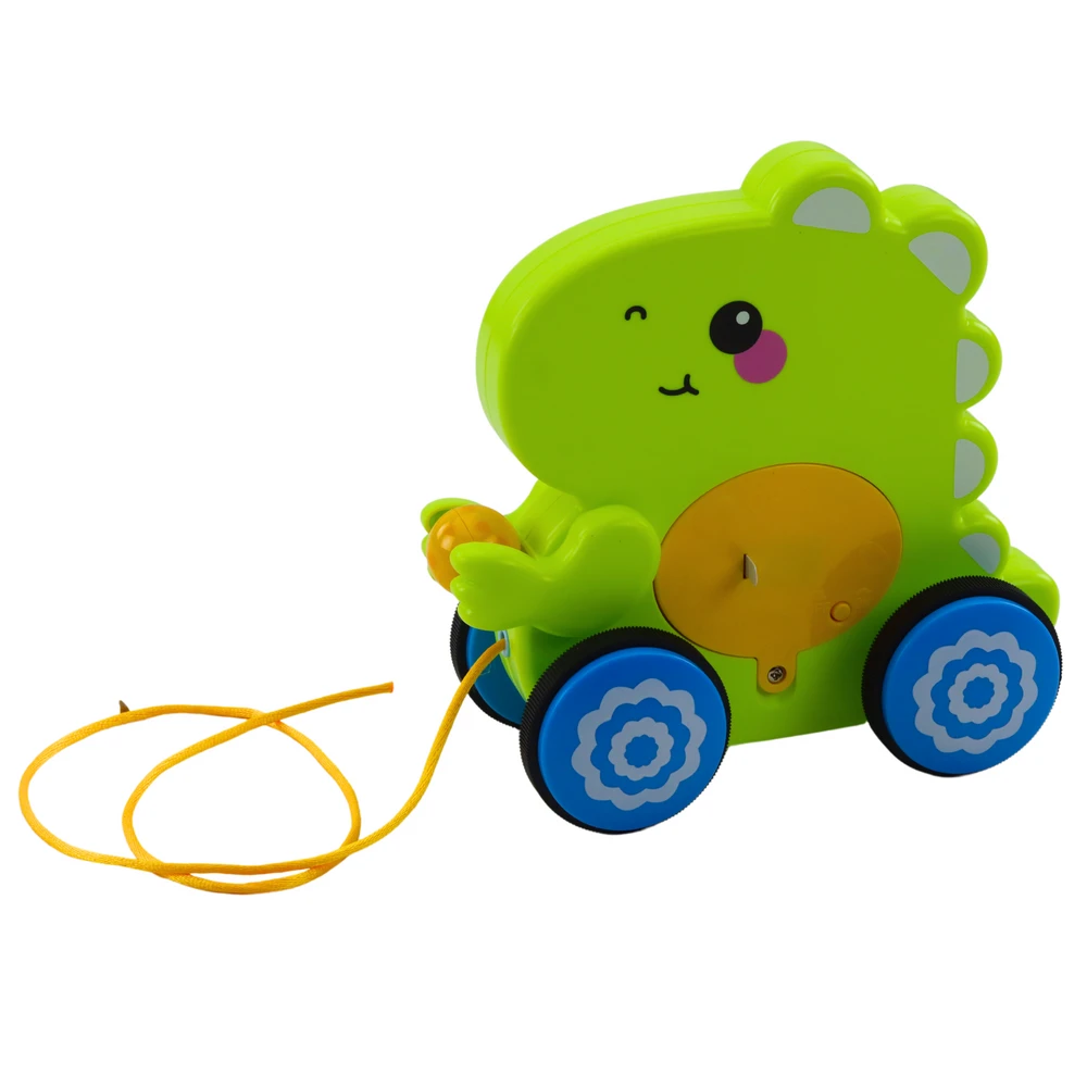 Lean Toys Interaktyvus traukiamas dinozauras vaikams