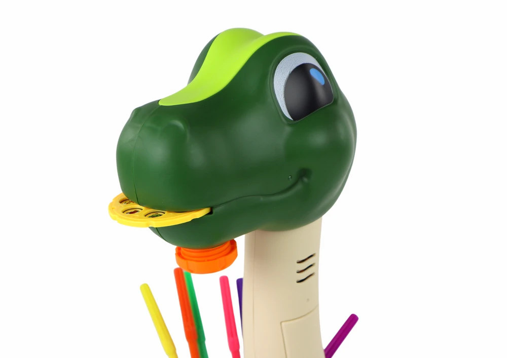 Lean Toys Dinozaurų Piešimo Projektorius su Garsais ir Priedais