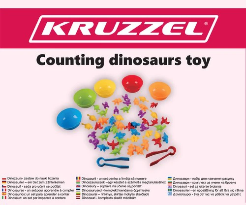 Kruzzel Dinozaurai – mokymosi skaičiuoti rinkinys 22496
