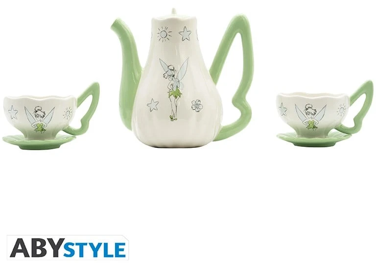 DISNEY - Arbatinukas - su Tinkerbell puodeliais rinkinys