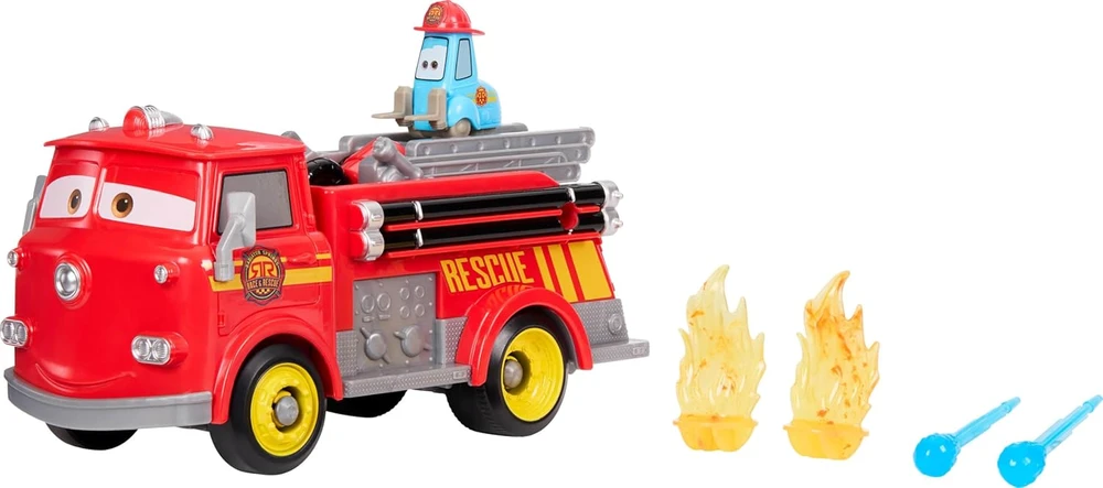 Mattel CARS gaisrinės rinkinys – Raudona&Guido lenktynės ir Radiator Springso gelbėjimas (JFL54)