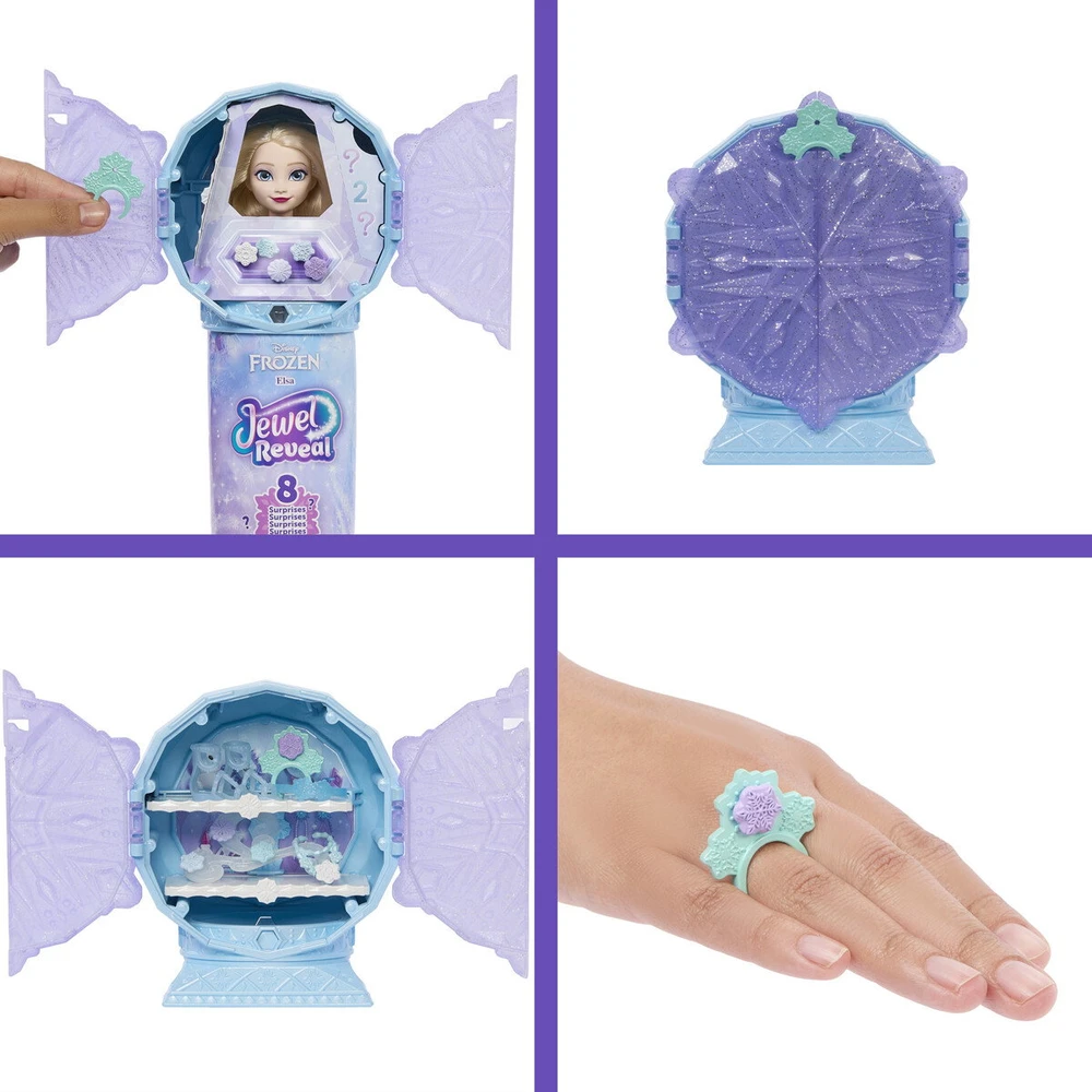Mattel DISNEY FROZEN JEWEL REVEAL Elzos siurprizas (JJY36)