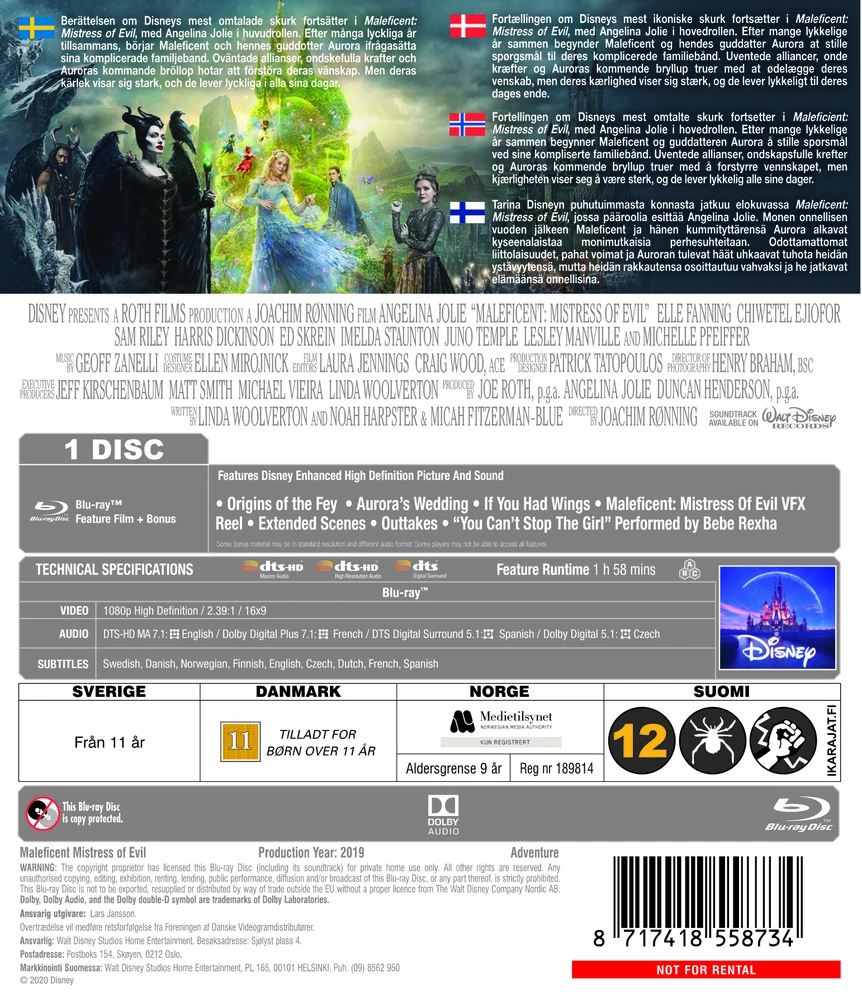 Disney Live Action Maleficent: Blogio valdovė