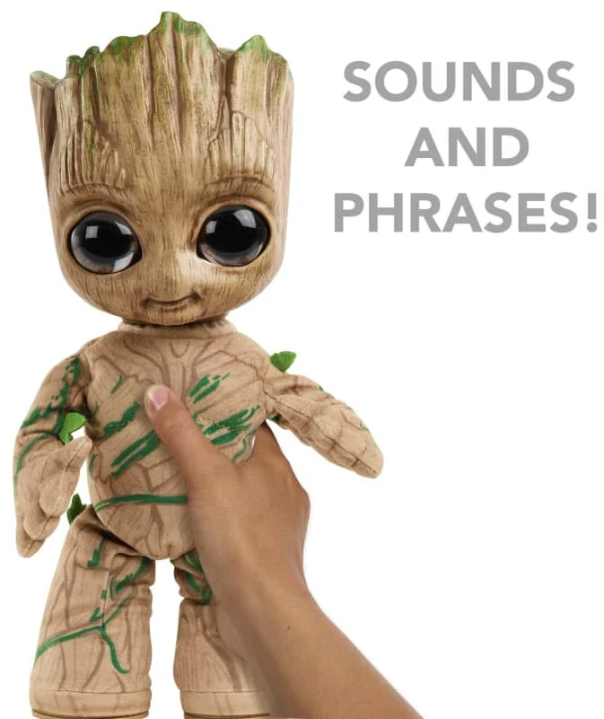 Mattel „Disney Marvel“ – Groovin' Groot šokantis ir kalbantis pliušinis žaislas (HJM23)