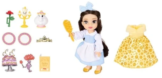 Disney Princesė - Lėlė 15 cm - Būk mūsų viešnia Belle (233814)