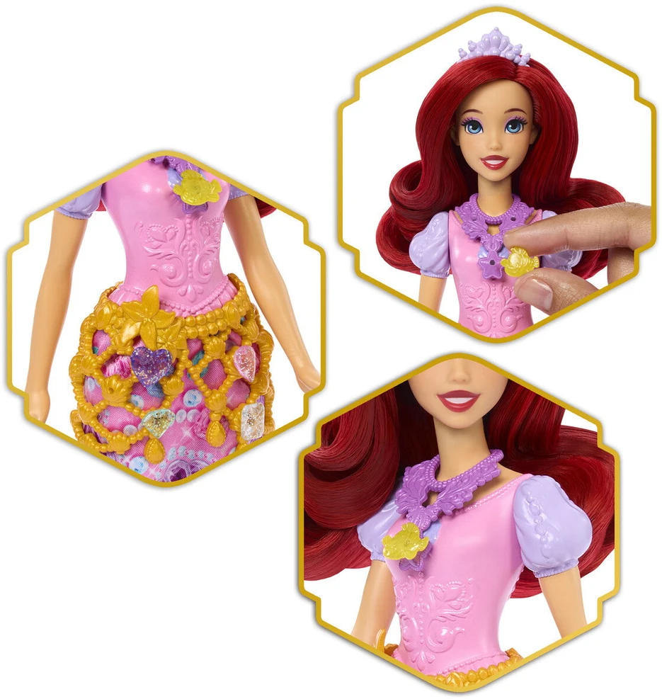 Mattel DISNEY PRINCESS JEWEL REVEAL Arielės siurprizas (JHL49)
