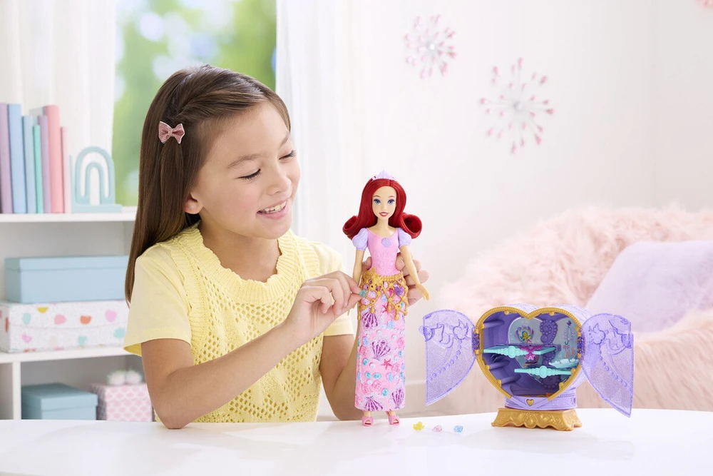 Mattel DISNEY PRINCESS JEWEL REVEAL Arielės siurprizas (JHL49)