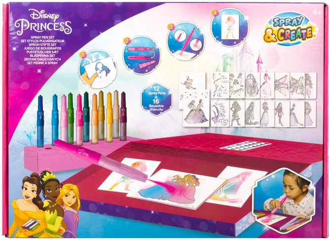 Disney Princess - purškiamų rašiklių dėžutė (DP22368V1)