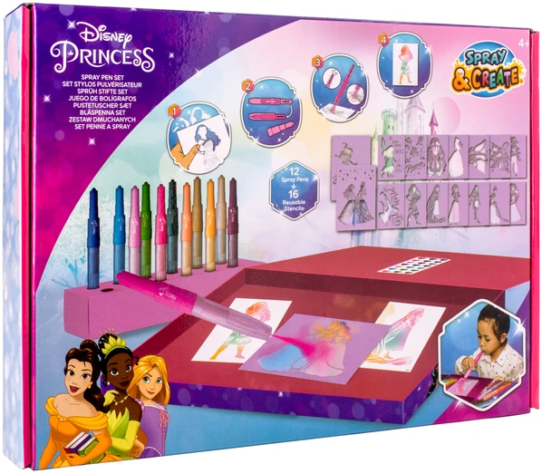 Disney Princess - purškiamų rašiklių dėžutė (DP22368V1)