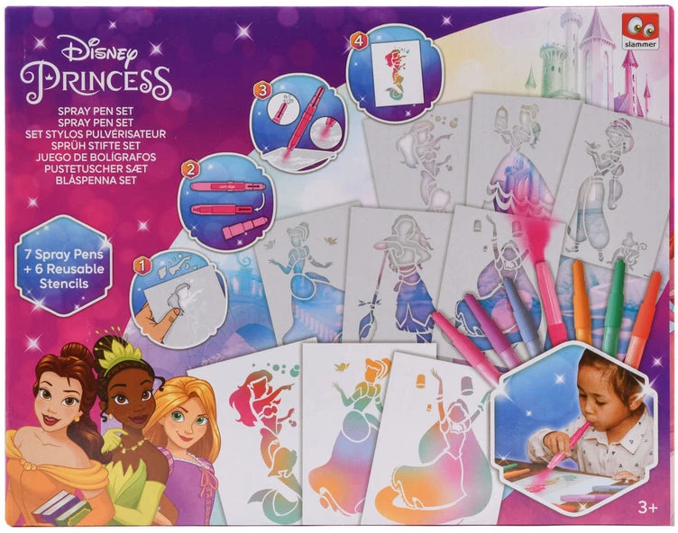 Disney Princess - purškiamų rašiklių rinkinys (DP22364)