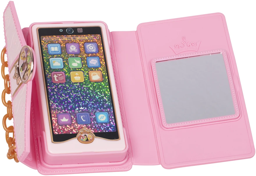 „Disney Princess“ stiliaus kolekcija – žaidimų telefonas ir stilinga delninė (221314)