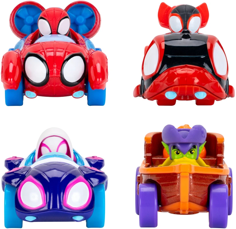 Disney „Spidey“ – nuostabūs metaliniai automobiliai, 4 vnt. (SNF0378)