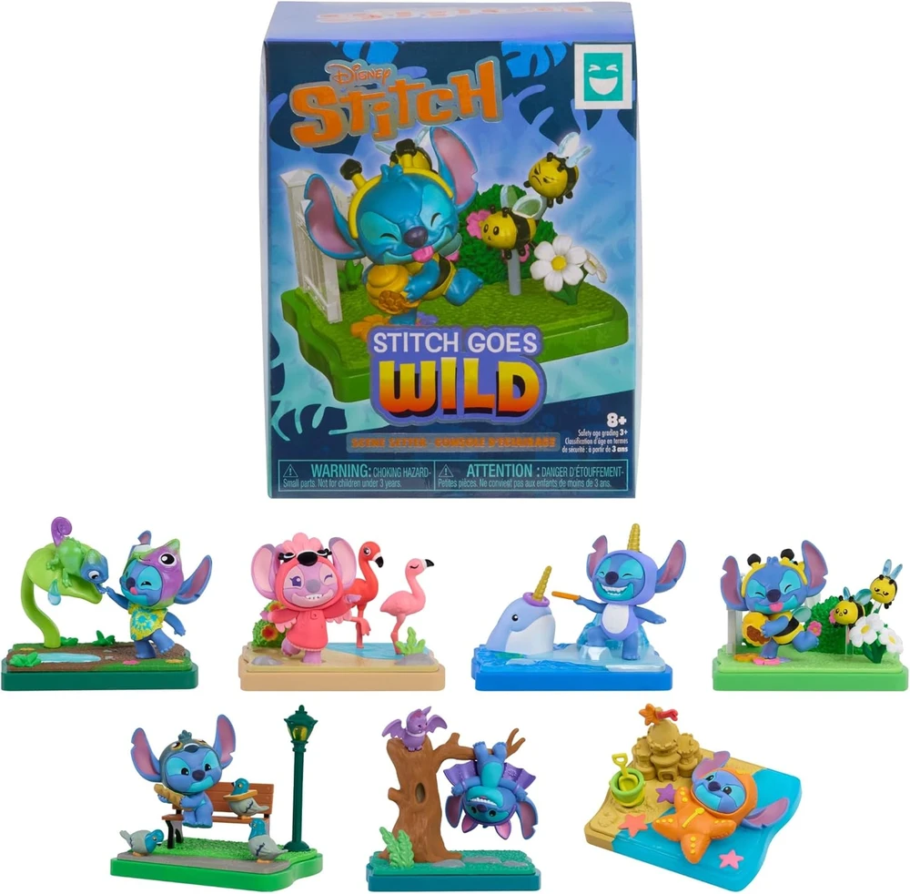 justplay „Disney Stitch“ – kolekcinis žaisliukas „Goes Wild“ (302-46457)