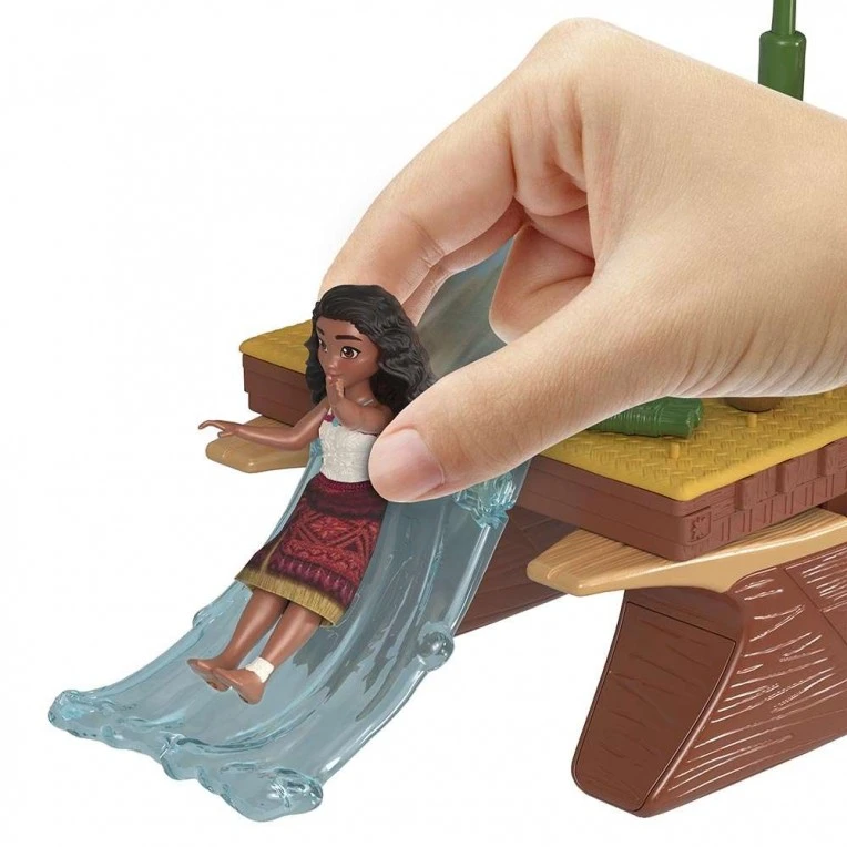 Žaislas - Mattel Disney Vaiana 2 Kanoja Žaislų Rinkinys su Mini Lėle ir Priedais