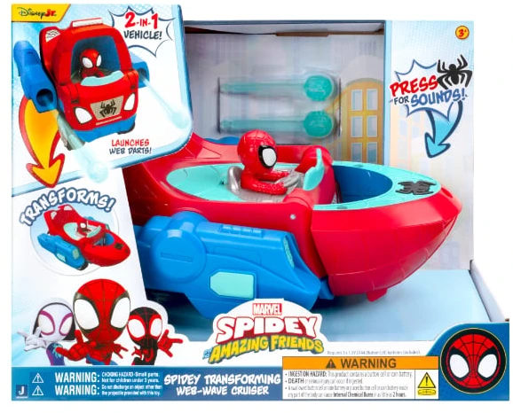 SPIDEY Disney Voras – transformuojantis internetinių bangų kreiseris (SNF0379)