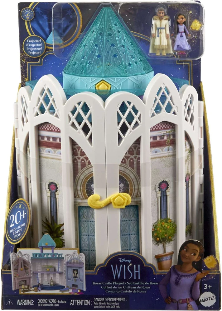 Mattel „Disney Wish“ – Rosos pilies lėlių namelio rinkinys (HPX38)