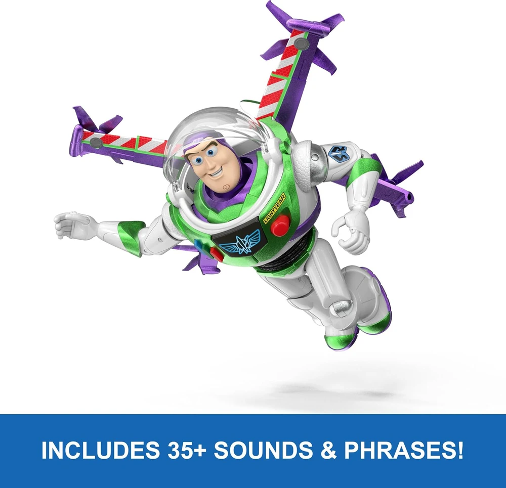 Disney Žaislų istorija - Pakeliamas multifunkcinis Buzz 30 cm, danų k. (JNP91)