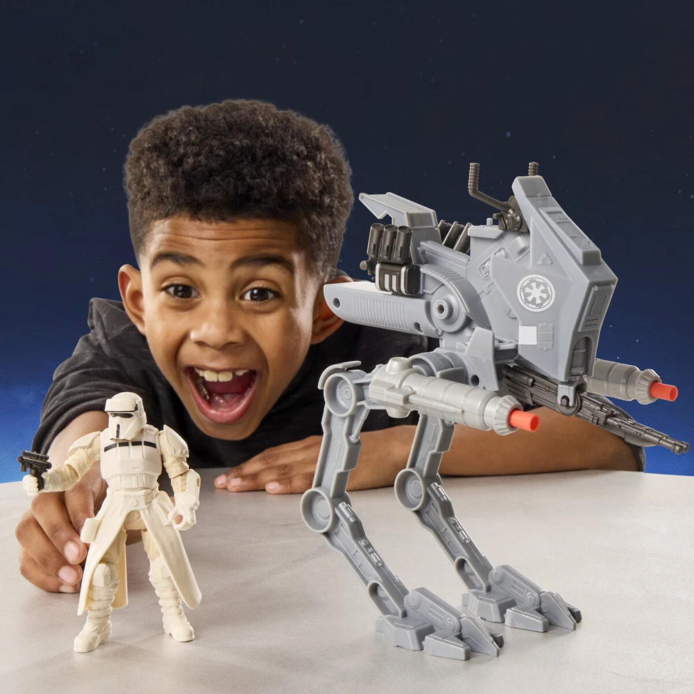 Disney Žvaigždžių karų žaidimų rinkinys „Actionverse AT-RT“ transporto priemonė 21 cm