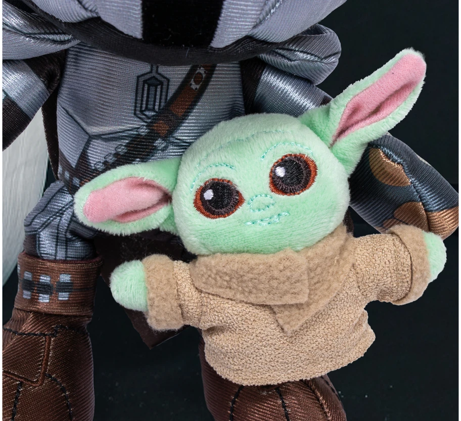 Simba Disney Mandalorian figūrėlė su mini Grogu 25 cm