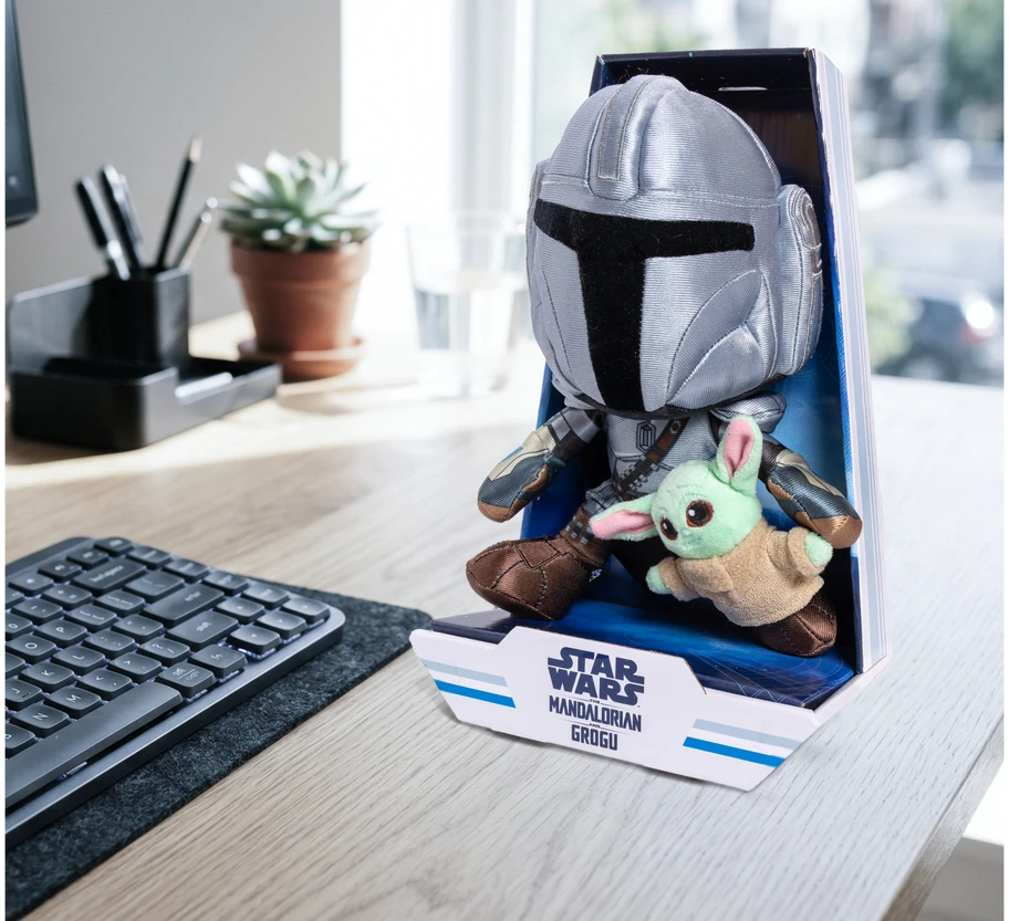 Simba Disney Mandalorian figūrėlė su mini Grogu 25 cm