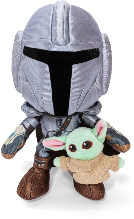 Simba Disney Mandalorian figūrėlė su mini Grogu 25 cm