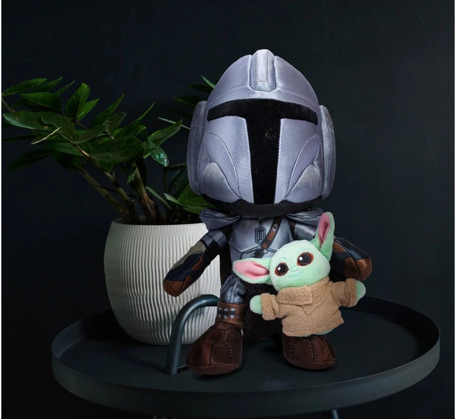 Simba Disney Mandalorian figūrėlė su mini Grogu 25 cm