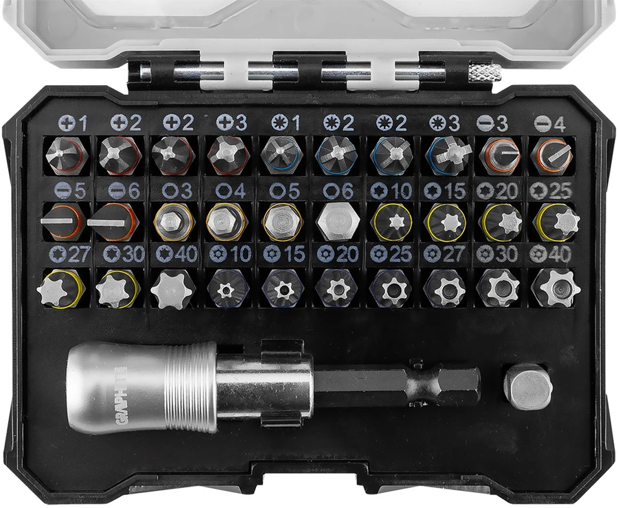 Graphite Ekranas Vitrina 6 x 56T557 (32 dalių antgalių rinkinys)