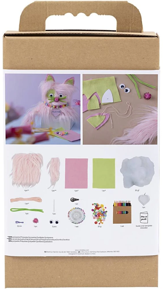 Diy Kit „Pasidaryk pats“ rinkinys – Katė – įvairių spalvų (977882)