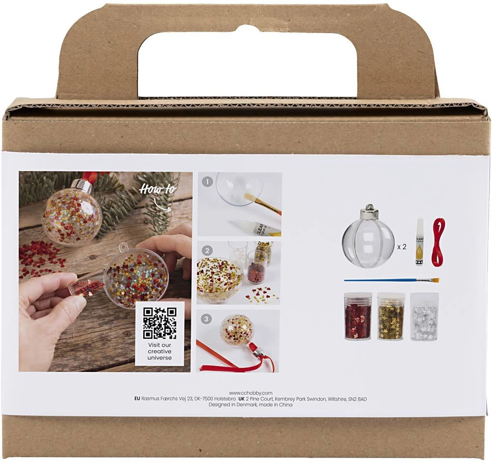 Diy Kit „Pasidaryk pats“ rinkinys – mini „pasidaryk pats“ rinkinys – kalėdiniai žaisliukai (977580)