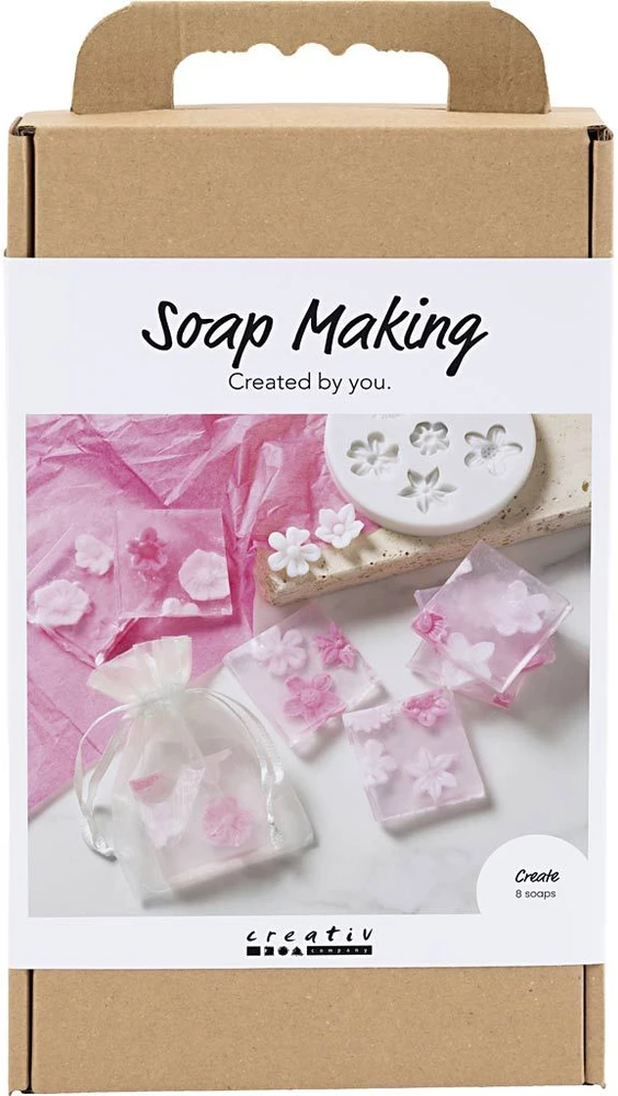 Diy Kit „Pasidaryk pats“ rinkinys – muilo gamyba – rožinis (977786)