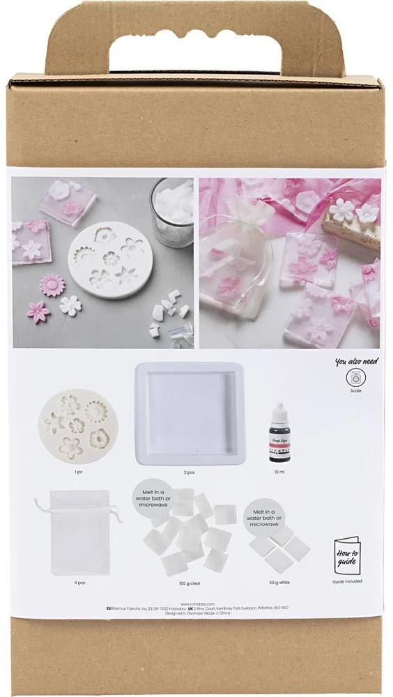 Diy Kit „Pasidaryk pats“ rinkinys – muilo gamyba – rožinis (977786)