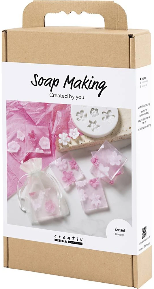 Diy Kit „Pasidaryk pats“ rinkinys – muilo gamyba – rožinis (977786)