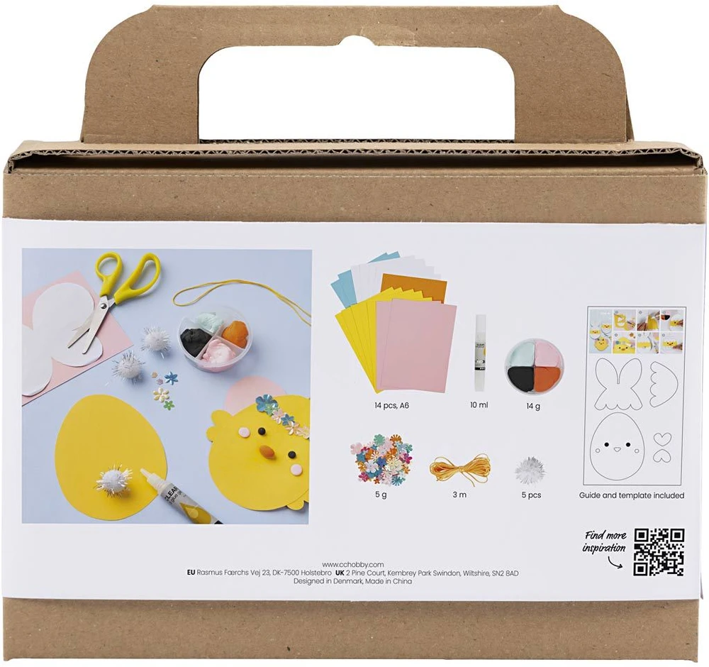 Diy Kit „Pasidaryk pats“ rinkinys – velykinės popierinės dekoracijos