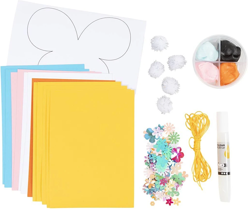 Diy Kit „Pasidaryk pats“ rinkinys – velykinės popierinės dekoracijos