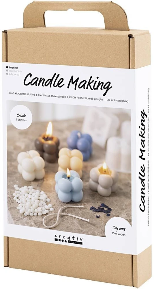 Diy Kit „Pasidaryk pats“ rinkinys – žvakių gamyba – sojų pupelių žvakė (977756)