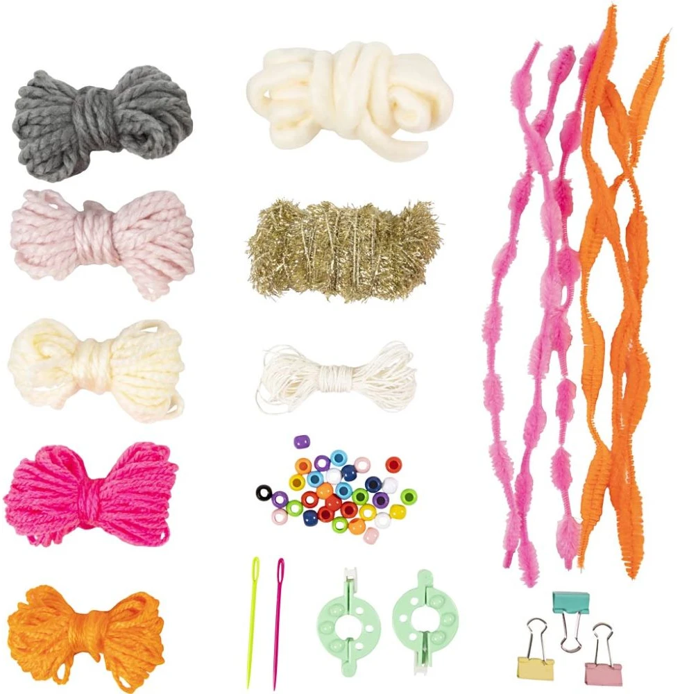 DIY Kit - Rankdarbių rinkinys Audimas, sienų dekoracijos, įvairios spalvos, 1 pakuotė (977879)