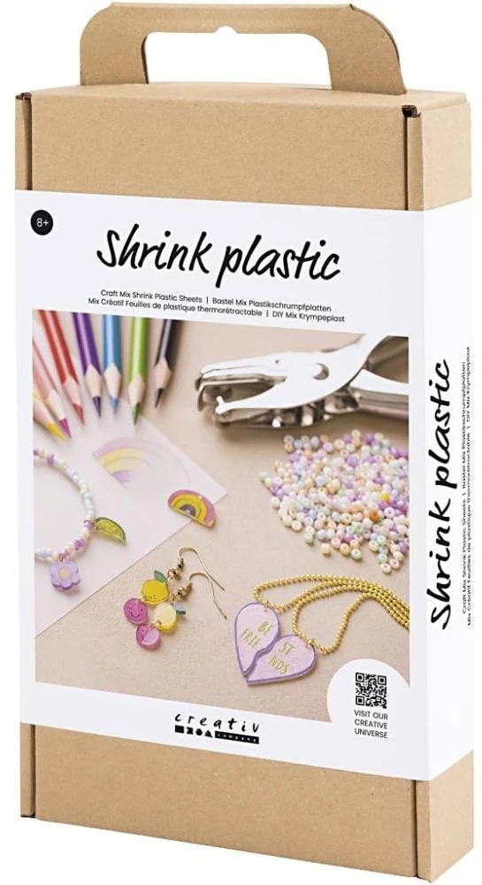 Diy Kitcreative Toys „Pasidaryk pats“ mišinys – susitraukiantis plastikas – papuošalai (977542)
