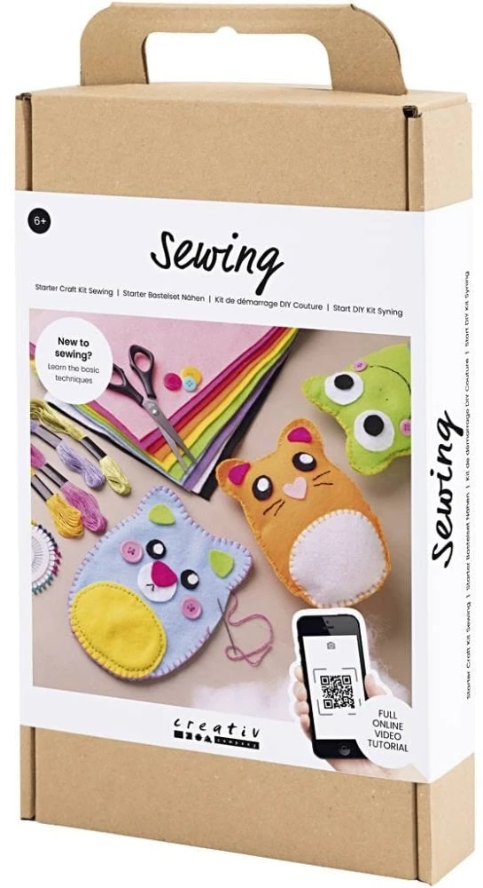 Diy Kitcreative Toys Creativ veltinio meškiukų siuvimo rinkinys vaikams 6+