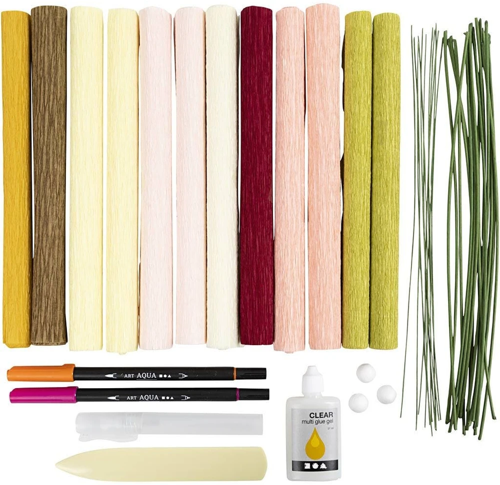 Diy Kitcreative Toys „Pasidaryk pats“ rinkinys – kūrybinis rinkinys – krepinis popierius (97089)