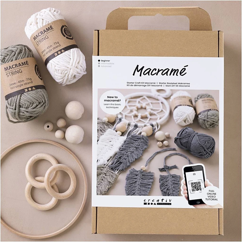 Diy Kitcreative Toys „Pasidaryk pats“ rinkinys – makramė (41477)