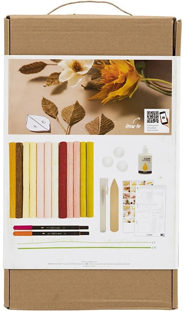 Diy Kitcreative Toys „Pasidaryk pats“ rinkinys – kūrybinis rinkinys – krepinis popierius (97089)