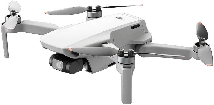 Dronas  DJI Mini 4K Fly More Combo su DJI  RC-N1C valdymo pultu
