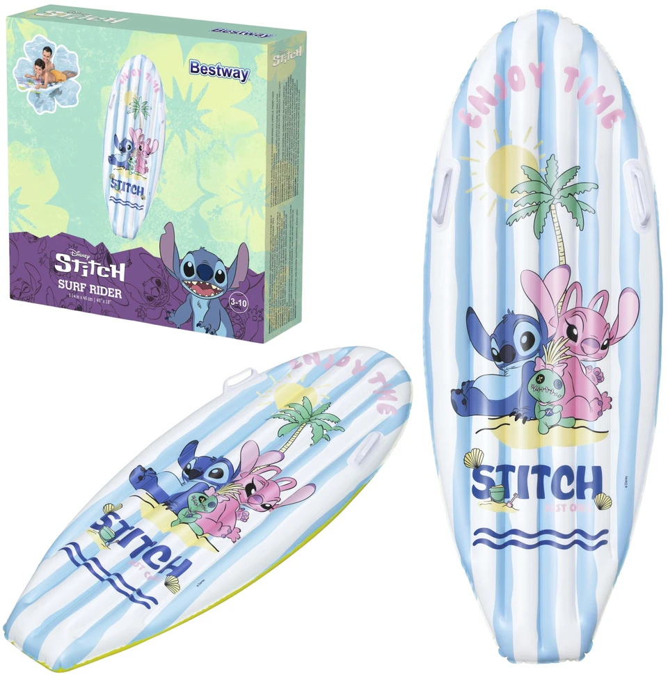 Bestway Pripučiama „Vanduo“ čiužinio lenta „Disney“ Lilo ir Stitch 114x46cm 9104V