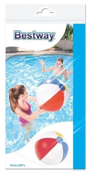 Dmuchana Pripučiamas paplūdimio kamuolys vaikams 51 cm Bestway 31021
