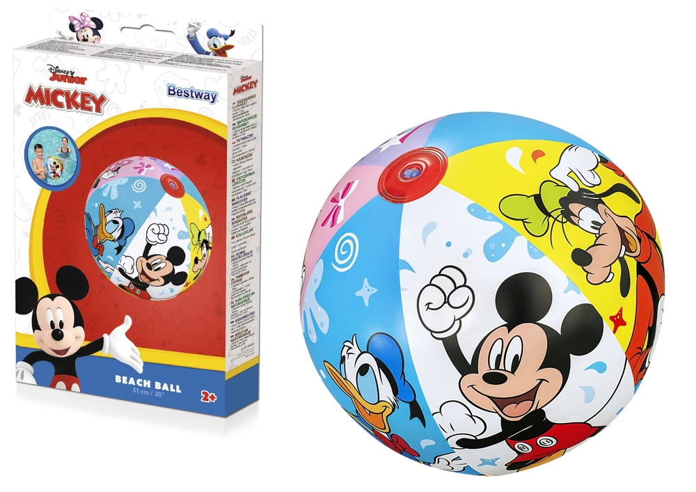 „Bestway Beach Ball Disney 51 cm peliukas Mikis