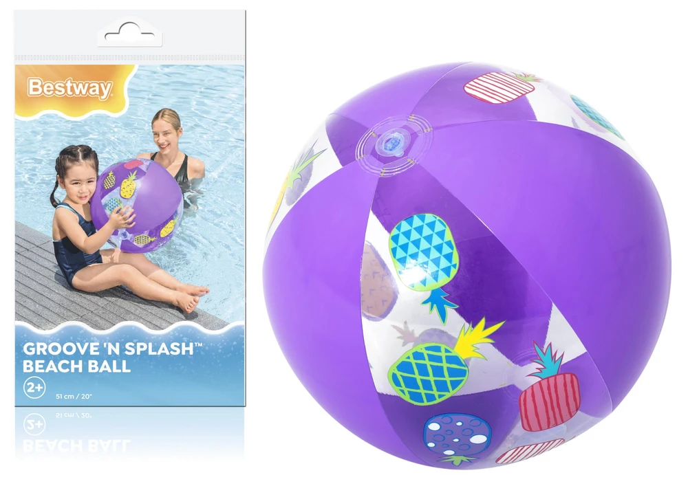 BESTWAY paplūdimio kamuolys 51cm, asort., 31036