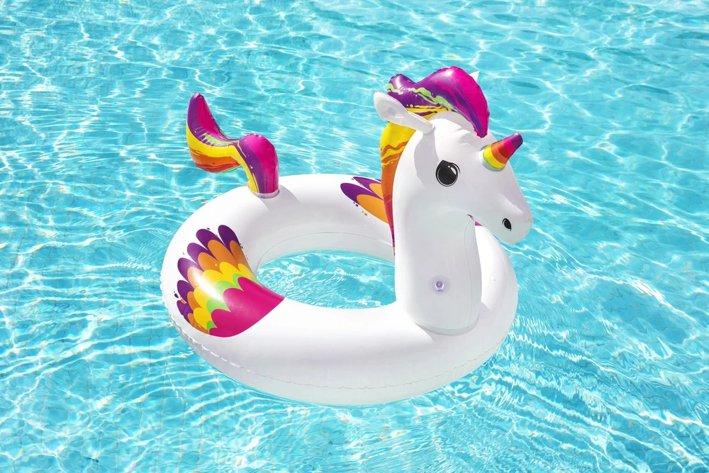 BESTWAY plaukimo ratas Fantasy Unicorn 119cm x 91cm., 36159