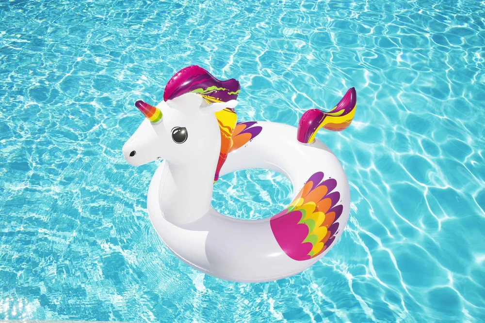 BESTWAY plaukimo ratas Fantasy Unicorn 119cm x 91cm., 36159